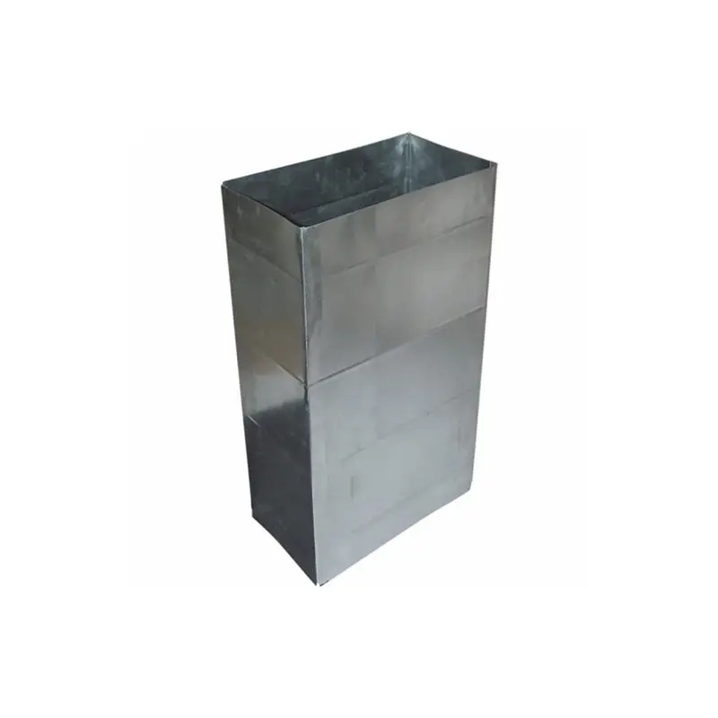 Chapéu Retangular em Inox 148x70mm Valpec