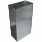 Chapéu Retangular em Inox 148x70mm Valpec