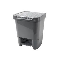 Balde Plástico com Pedal para Lixo 20lt Beclassic 2522 Codil Codil