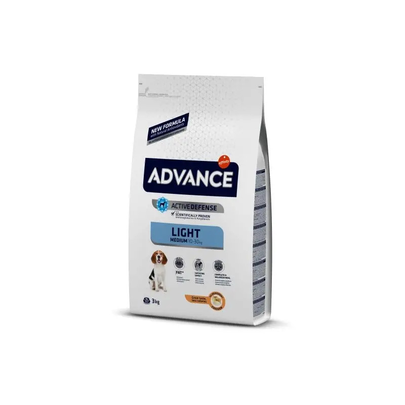 Ração para Cão Adult Medium Light com Frango & Arroz 3Kg Advance Ração para Cão Adult Medium Light com Frango & Arroz 3Kg Advance