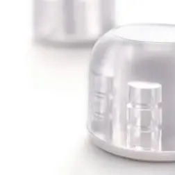 Batente Adesivo ABS D30 Transparente para Portas Rei Rei