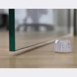 Batente Adesivo ABS D30 Transparente para Portas Rei Rei