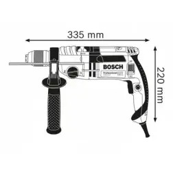 Berbequim GSB 24-2 + Acessórios + L-Boxx 060119C802 Bosch Bosch