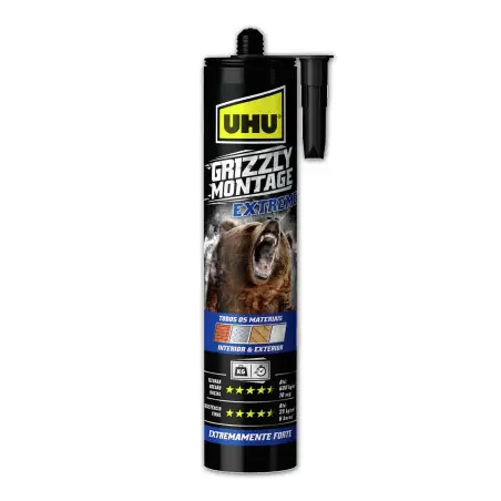 Cola de Montagem Grizzly Montage Power 440gr UHU UHU