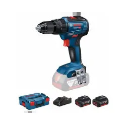 Berbequim com Percussão 18V 2x3Ah+GAL 18V-20+ GSB 18V-55 Professional 0615990M0E Bosch Bosch