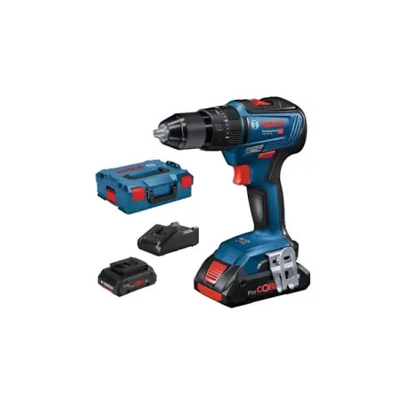 Berbequim GSB 18V-55 + 2x4 Baterias 4,0Ah ProCORE18V + L-BOXX 06019H5304 Bosch Bosch