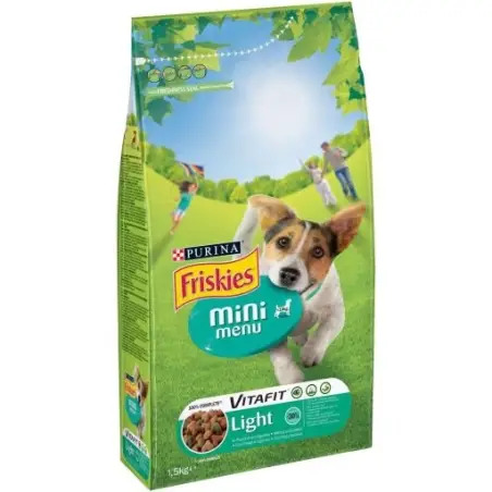 Ração Seca para Cão Mini Menu Light Frango e Verduras 1,5Kg Friskies Friskies