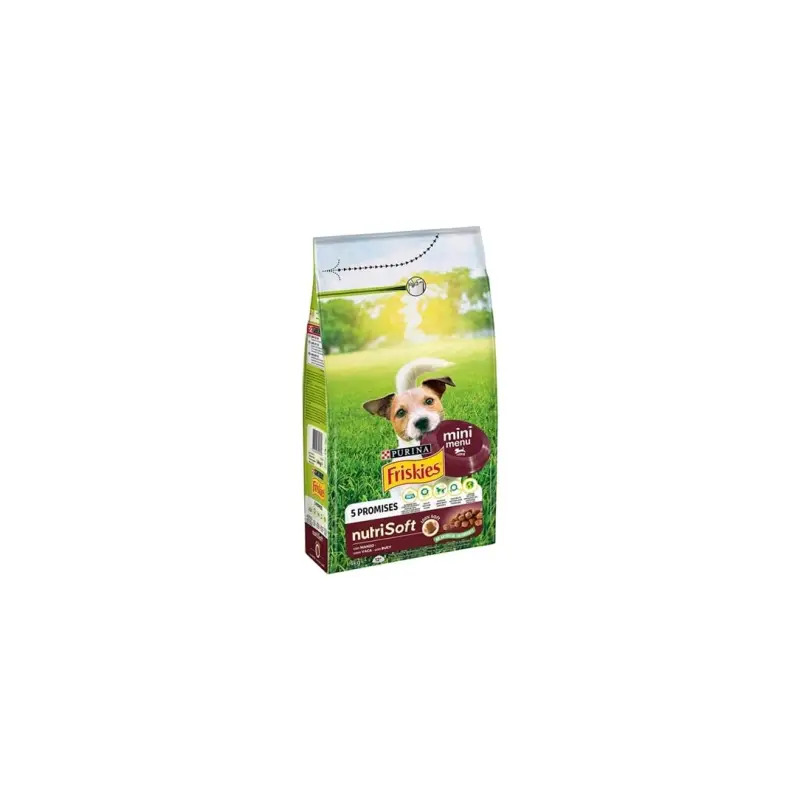 Ração Seca para Cão Mini Menu NutriSoft com Carne de Vaca 1,4Kg Purina