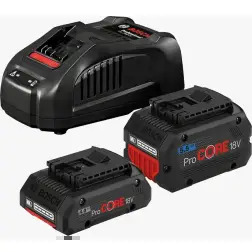 Power Set ProCORE 18V 4,0Ah+5,5Ah+GAL1880CV 1600A0214A Bosch Bosch