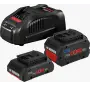 Power Set Profissional Bateria Procore 4.0Ah + Bateria Procore 5.5Ah + 1 Carregador GAL 1880 CV Bosch 1600A0214A