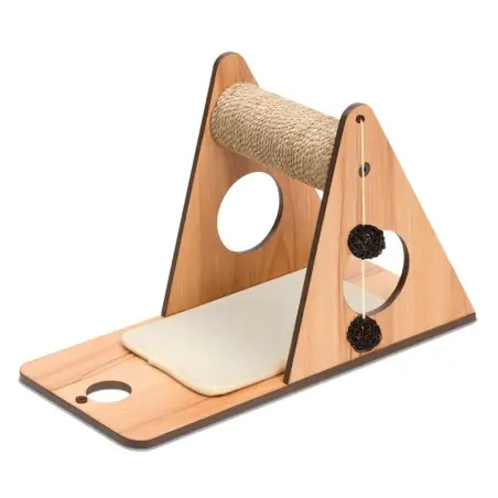 Arranhador V-Play Centre Cor Nogueira para Gato Cat It Cat It