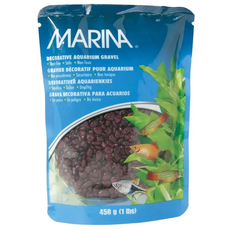Areia Decorativa Burdeaux 450gr para Aquário Marina