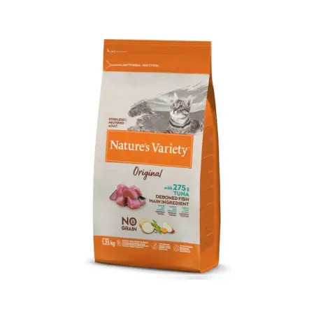 Ração Seca para Gato Esterilizado Original Atum 1,25kg Natures Variety Natures Variety