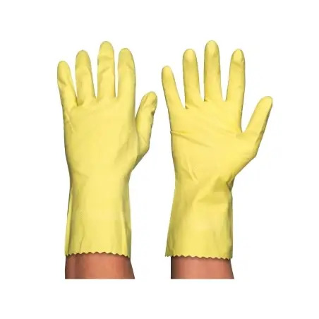 Luva de Fibra Algodão Revestida a Latex 30cm Tamanho 8 Glova Glova
