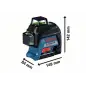 Nível Laser de Linhas GLL 3-80 G 0601063Y00 Bosch