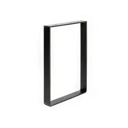 Pé Estilo Industrial em Aço Preto 350x250x40mm Rei Rei