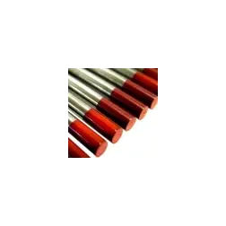 Eletrodo Vermelho Tungsténio 2% TH 150mm D2,4mm Ribeiwelding Ribeiwelding