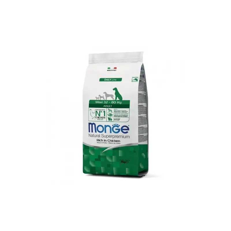 Ração Seca para Cão Maxi Adult 3Kg Monge Ração Seca para Cão Maxi Adult 3Kg Monge
