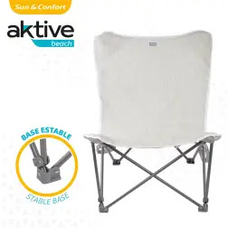 Cadeira de Praia 78x76x91,5cm Dobrável 62638 Aktive Aktive