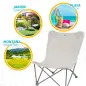Cadeira de Praia 78x76x91,5cm Dobrável 62638 Aktive Cadeira de Praia 78x76x91,5cm Dobrável 62638 Aktive