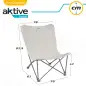 Cadeira de Praia 78x76x91,5cm Dobrável 62638 Aktive Cadeira de Praia 78x76x91,5cm Dobrável 62638 Aktive