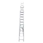 Escada Aluminio Tripla Degrau Quadrado 4,00mt Flux Escada Aluminio Tripla Degrau Quadrado 4,00mt Flux