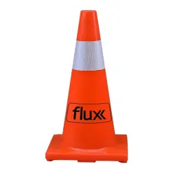 Cone Trânsito PVC 50cm Flux Flux