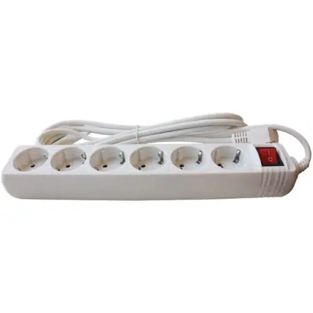 Extensão Sextupla Com Interruptor 3x1,50mm 3,00mt Flux Flux