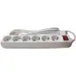 Extensão Sextupla Com Interruptor 3x1,50mm 3,00mt Flux Extensão Sextupla Com Interruptor 3x1,50mm 3,00mt Flux