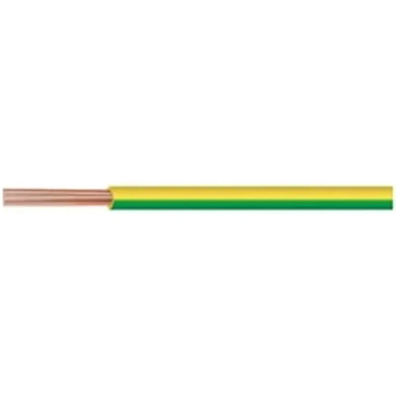 Fio U H07V 1x1,5mm Verde/Amarelo1mt Flux