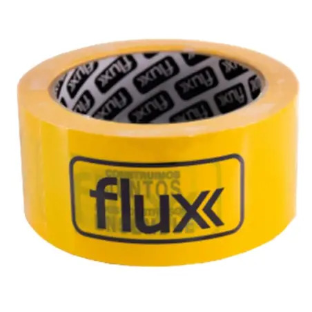 Fita Adesiva Amarela 48mm 66m Flux Flux