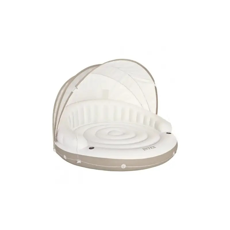Ilha Insuflável Canopy Creme 199x150cm 58292 Intex Ilha Insuflável Canopy Creme 199x150cm 58292 Intex