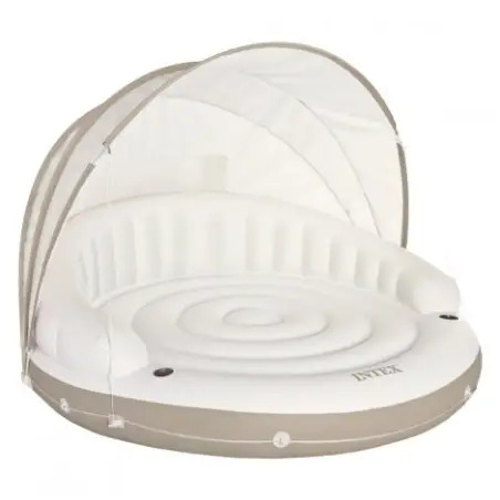 Ilha Insuflável Canopy Creme 199x150cm 58292 Intex Intex