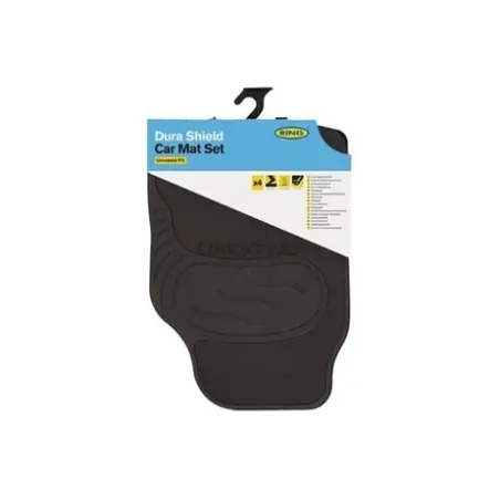 Tapete Automóvel em PVC Dura Shield 1000 Preto Pack 4un Ring Ring