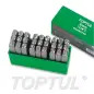 Punção Abecedário 6mm 27 Peças NGAW2704 Toptul