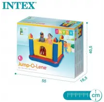 Castelo Insuflável Jump-O-Lene para Crianças 175x175x135 48259 Intex Intex