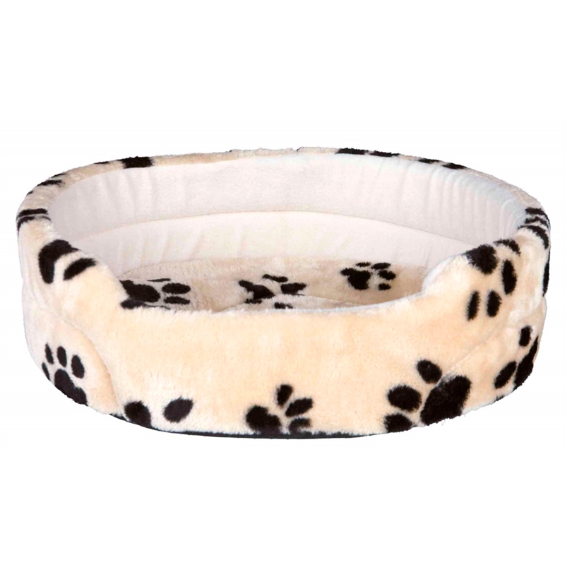 Cama "Joey" 50x43cm Bege com Patinhas para Cão Trixie