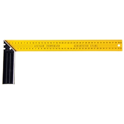 Esquadro Aluminio Folha Amarela 300mm Flux - 1160370020