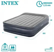 Colchão duplo Deluxe Pillow Rest 64136 Intex #2 - 1650080048