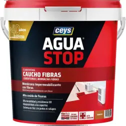 Impermeabilizante Cor Telha AguaStop Borracha Acrilica 5Kg Ceys Ceys