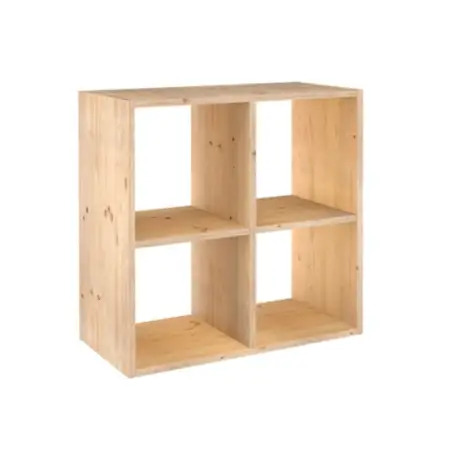 Estante Modular de Madeira em Pinho Dinamic 2X2 70X70X33cm 16mm Astigarraga Astigarraga