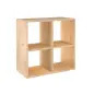 Estante Modular de Madeira em Pinho Dinamic 2X2 70X70X33cm 16mm Astigarraga