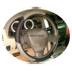 Cobertura para Volante Preta e Cinza 37-39cm 03.00292 Auchan Linextras