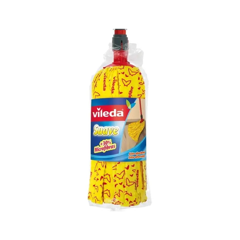 Esfregona Suave +30% Microfibras com Cabo Vileda Esfregona Suave +30% Microfibras com Cabo Vileda