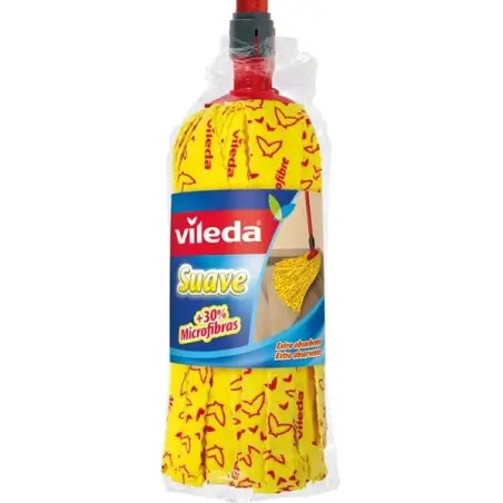 Esfregona Suave +30% Microfibras com Cabo Vileda Vileda