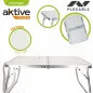 Mesa de Campismo Dobrável Branca 60x40x26cm 52812 Aktive Mesa de Campismo Dobrável Branca 60x40x26cm 52812 Aktive