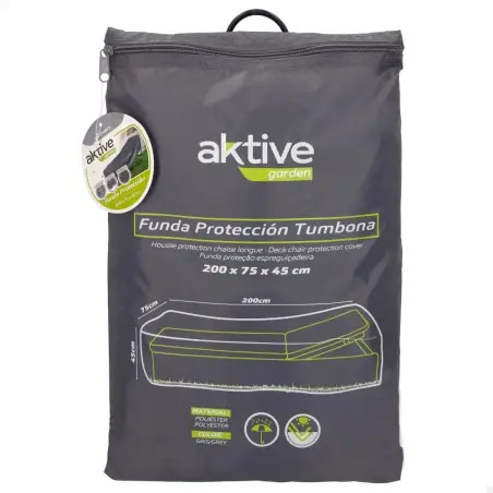 Capa de Proteção em Poliéster para Espreguiçadeira 200x75x45cm 61503 Aktive Aktive