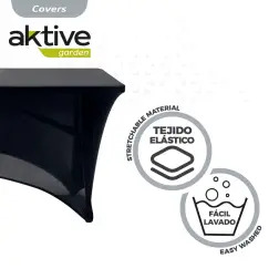 Capa de Proteção em Poliéster para Mesa de Jardim 122x61x76cm 61545 Aktive Aktive
