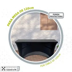 Capa de Proteção em Poliéster para Mesa de Jardim 122x61x76cm 61545 Aktive Aktive