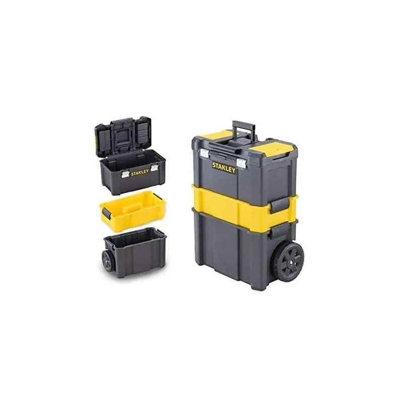 Oficina Móvel Essential 3em1 com Fechos Metálicos STST1-80151 Stanley